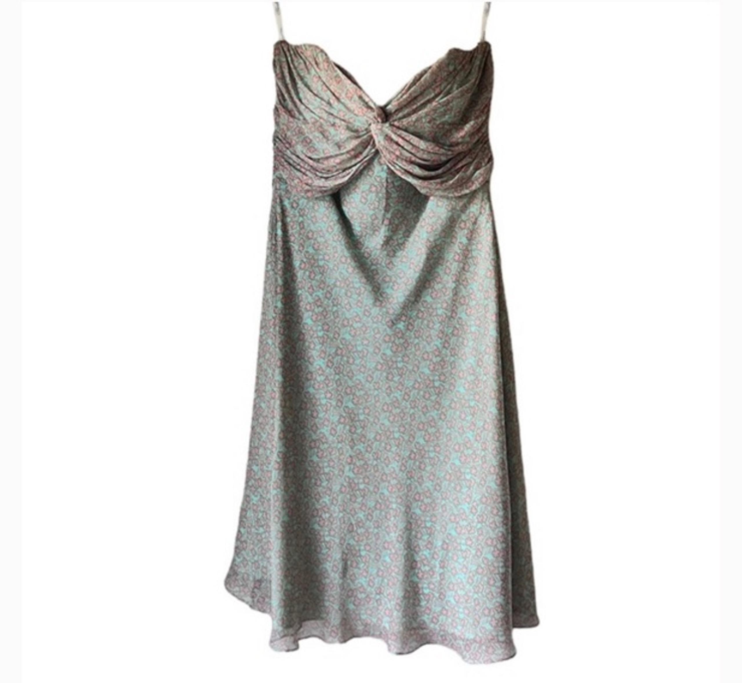 Shoshanna Strapless Floral Dress