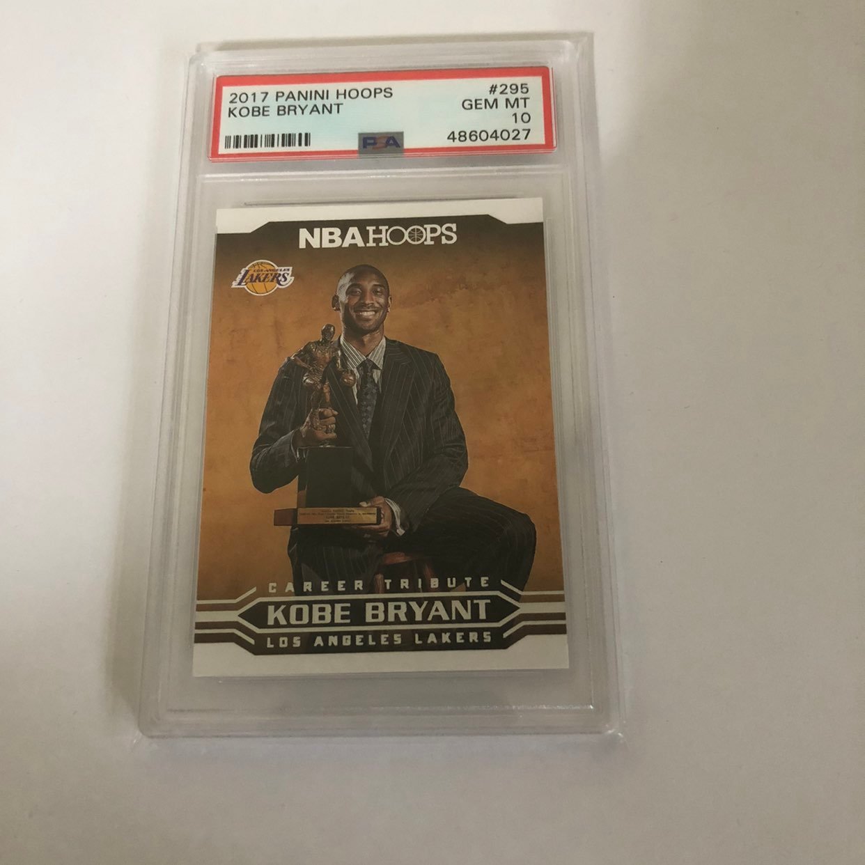2017 Panini Hoops Career Tribute Kobe Br
