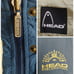 HEAD VTG 90s Womens M Outerwear Trail Rain Jacket Gorpcore Winter Ski Blue Beige
