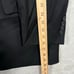 Joseph Abboud X Loro Piana Blazer Mens 44L Black 2-Button Sport Coat Herringbone