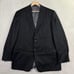 Joseph Abboud X Loro Piana Blazer Mens 44L Black 2-Button Sport Coat Herringbone