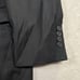 Joseph Abboud X Loro Piana Blazer Mens 44L Black 2-Button Sport Coat Herringbone