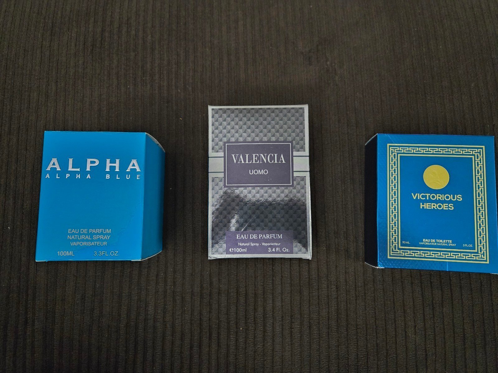 men fragrance set of 3 Fastshipping