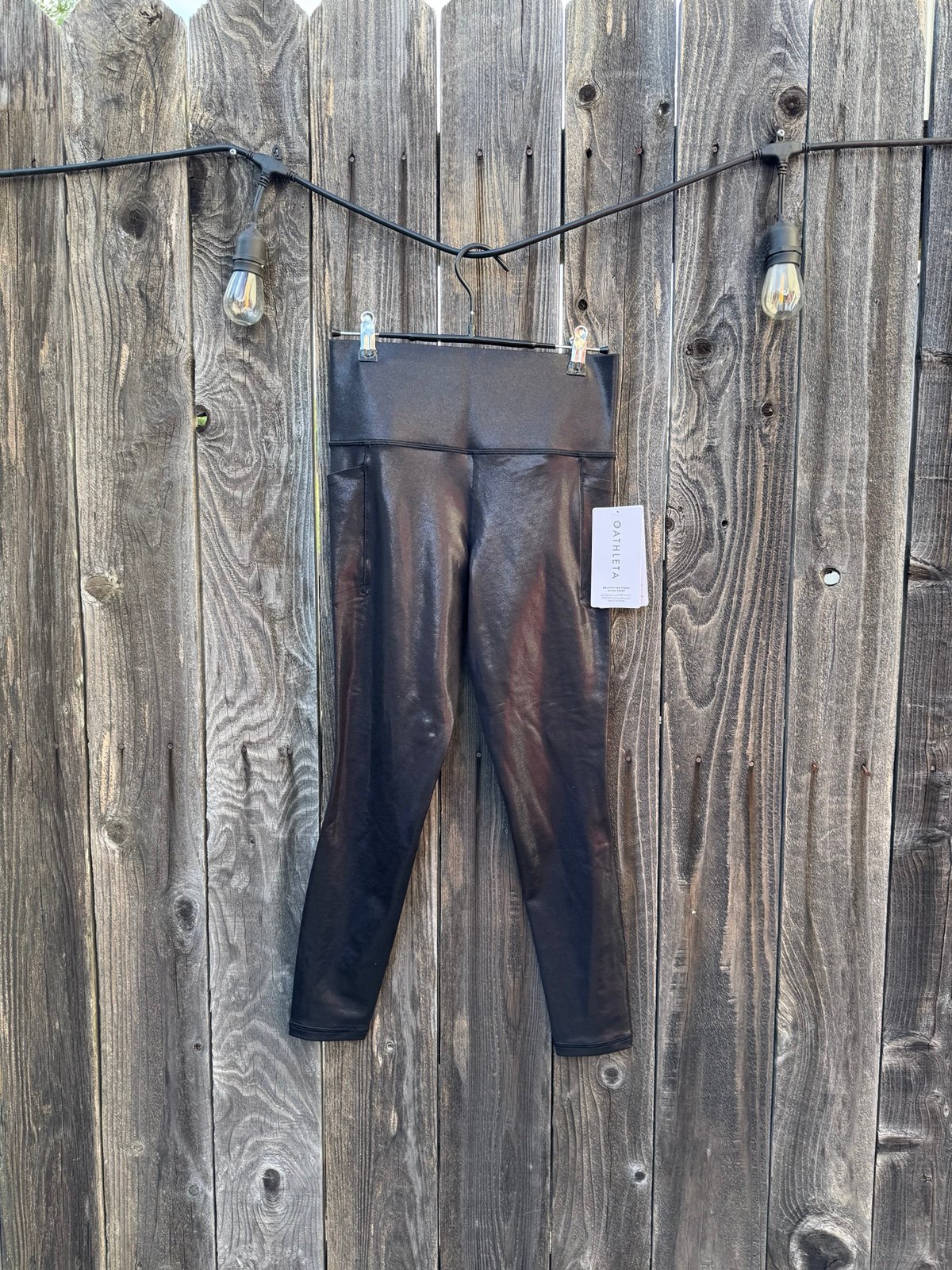 Athleta Salutation Slash Shine Tight
