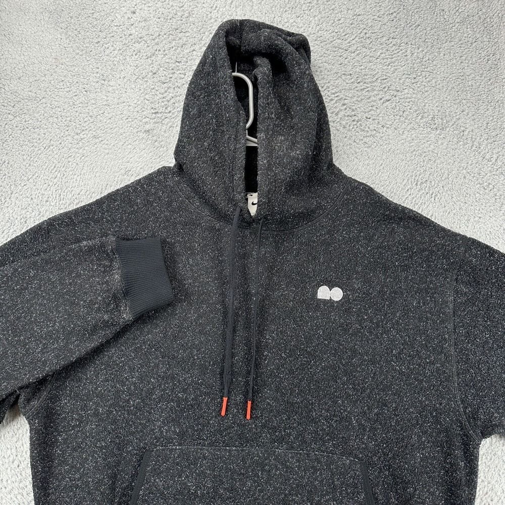 Nike Sweater Mens Large Black Naomi Osaka Plush Fleece Tennis Hoodie Sweatshirt