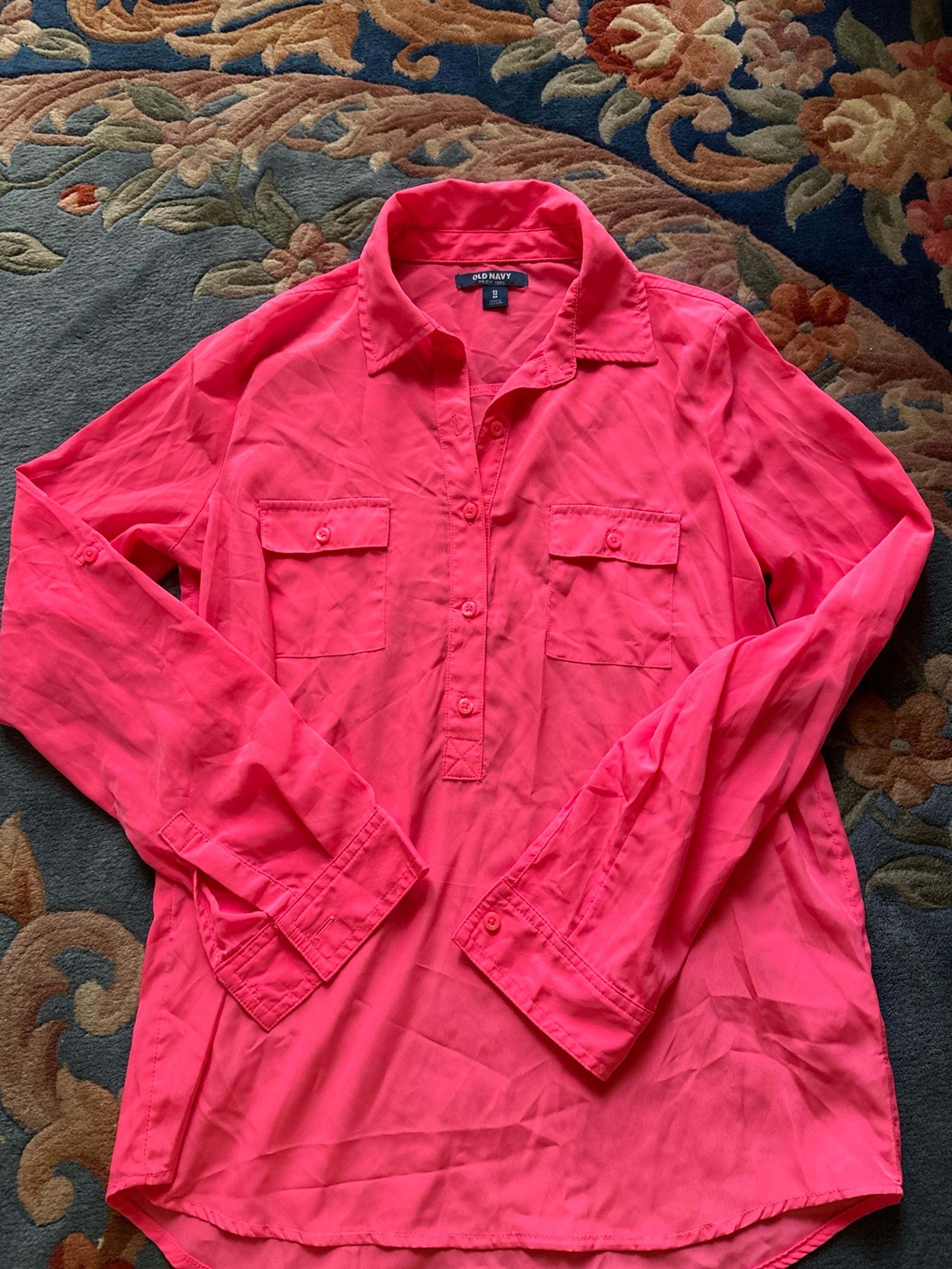 Neon pink top
