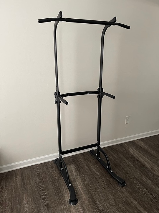 Power Tower Pull Up Bar Station, Free Standing Pull Up Rack Dip Station for Hom