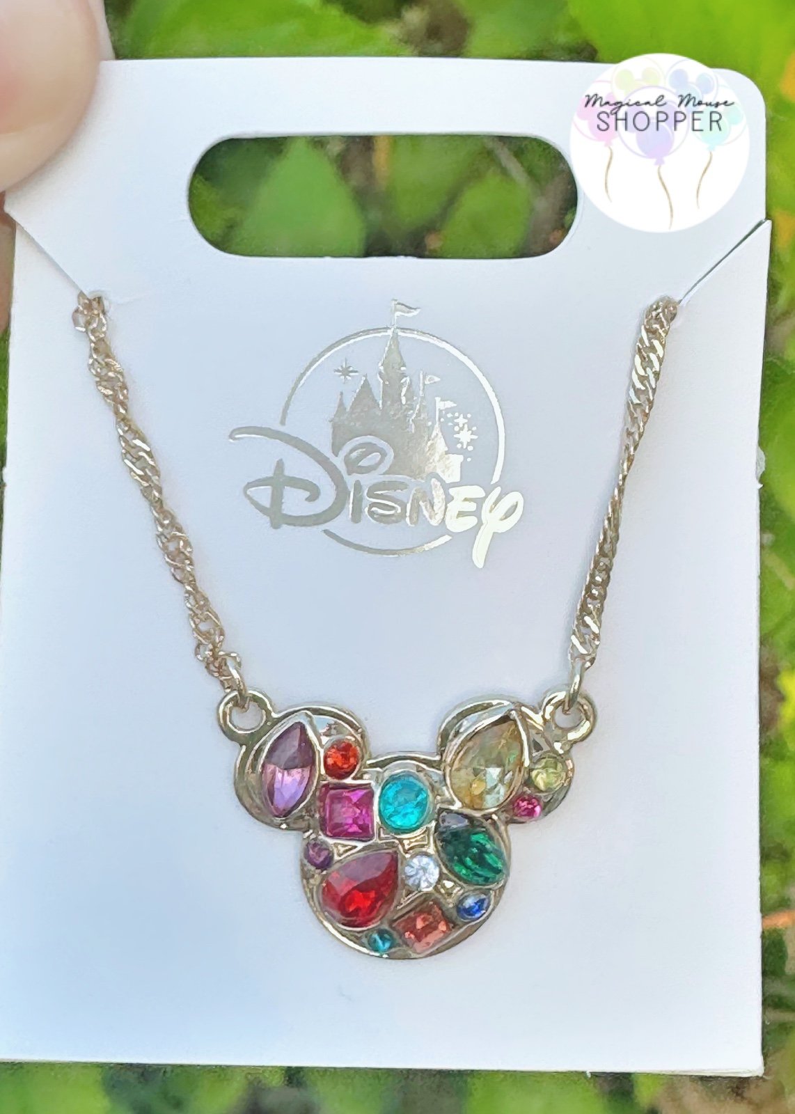Disney Parks 2025 WDW Mickey Necklace Adult New