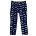 Anthropologie Cartonnier Charlie Pants Blue Brushstroke Cropped Trousers. 4
