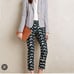 Anthropologie Cartonnier Charlie Pants Blue Brushstroke Cropped Trousers. 4