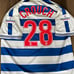PETER CROUCH #28 QPR LE COQ SPORTIF HOME SHIRT 00/01 100% AUTHENTIC SIZE XL