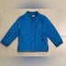 BURBERRY blue/green stitches quilting jacket boy's size 3Y