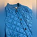 BURBERRY blue/green stitches quilting jacket boy's size 3Y