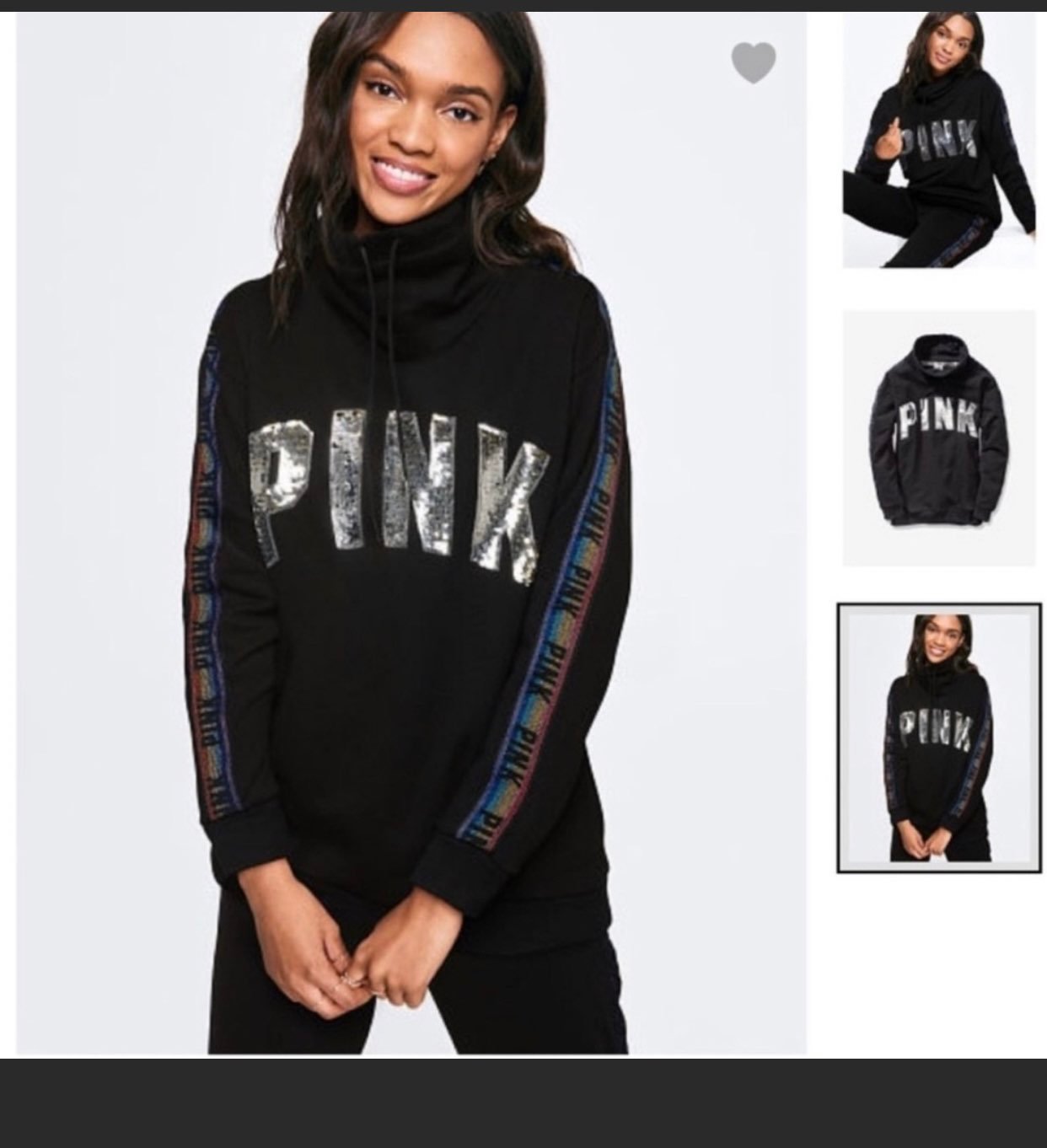 PINK LOGO MED CROSSOVER TUNIC