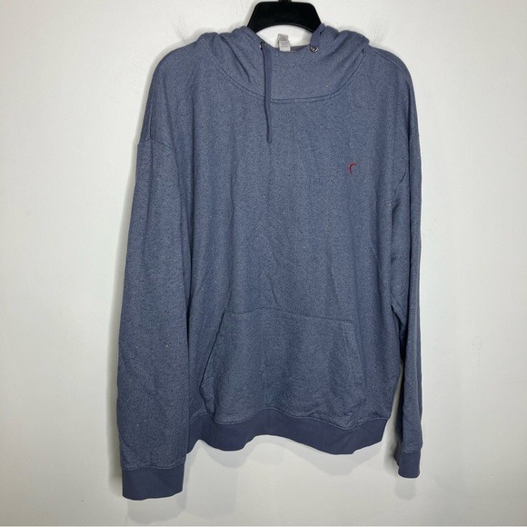ZYIA Active Terry hoodie blue with multicolored specks women’s size XXXL