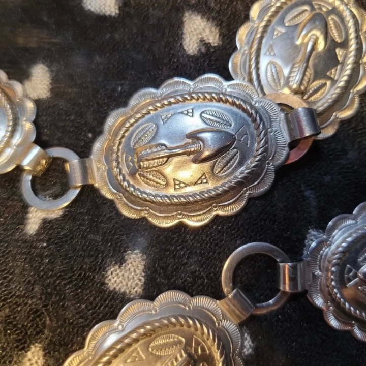 Vintage Sanford Sancrest Concho Belt