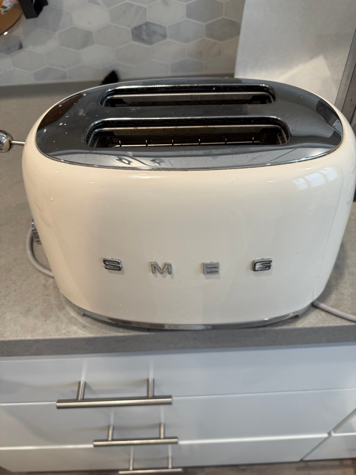 Smeg toaster in ivory