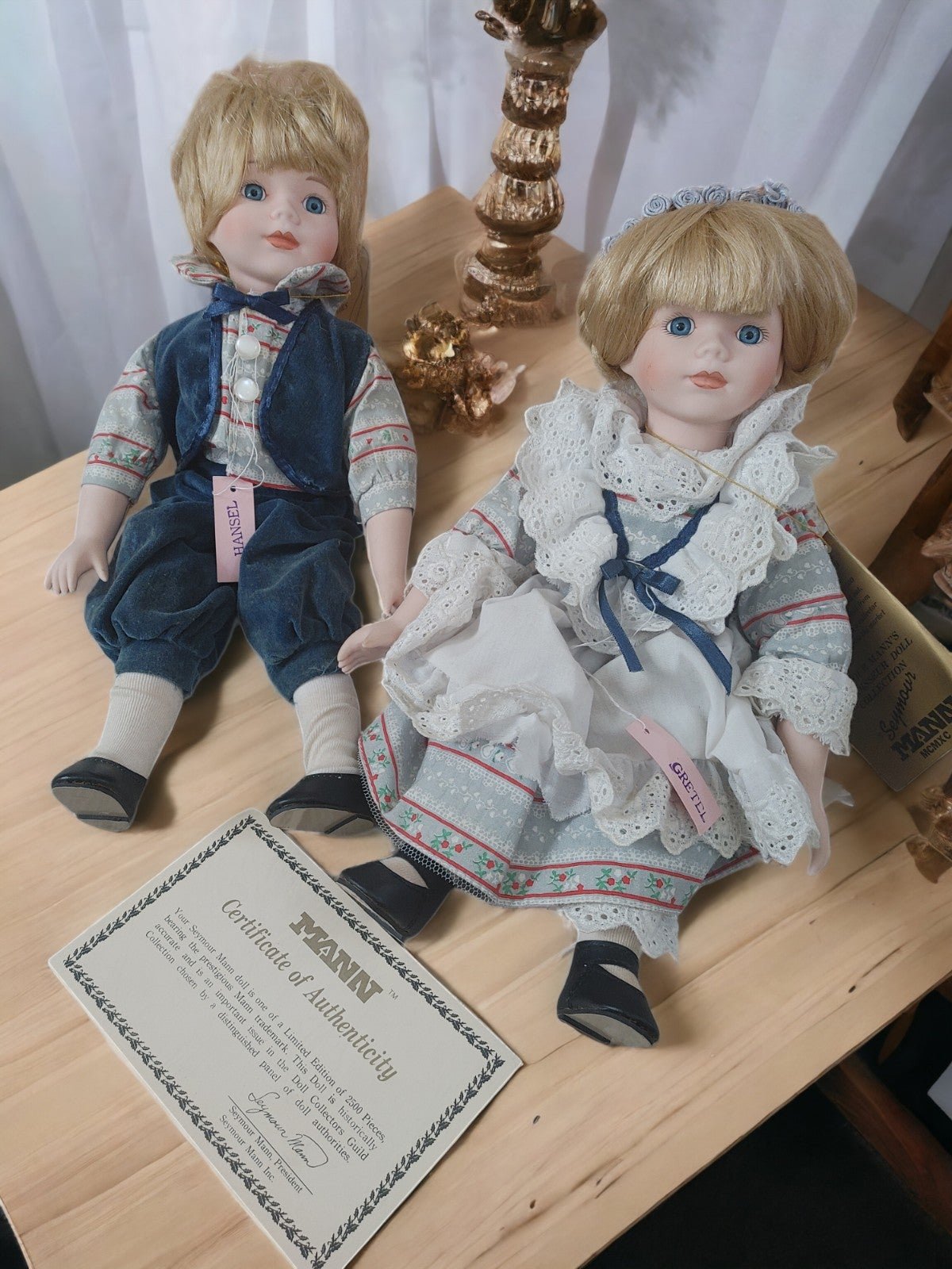 1989 Hansel Gratel Dolls set connoisseur collection