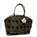 Sigrid Olsen Studio Brown tan tote bag geometric floral print NWT large shopper