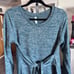 Nursing friendly sweater dress