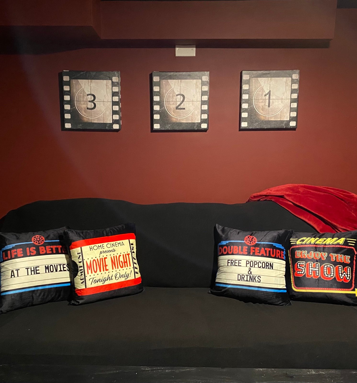 movie theater decor set