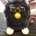 1998 Tiger FURBY Black/Brown Eyes W/Tag Tested Works