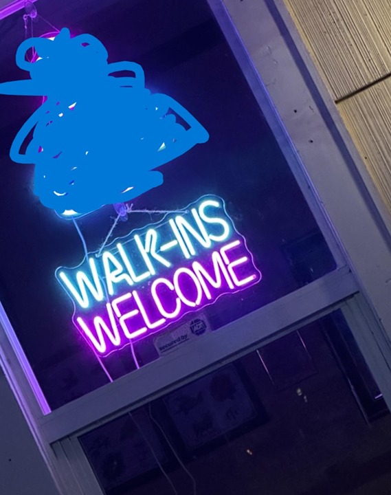 Walk Ins Welcome Neon Sign For Wall Decor