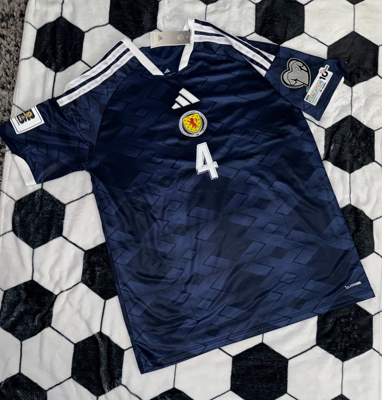 New !! 2026 World Cup Scotland Home kit Size 3XL “McTominay#4” Captain Fantastic