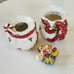 FITZ AND FLOYD SUGAR CREAMER trinket box HOLIDAY TOYS 1994 CHRISTMAS SET RARE