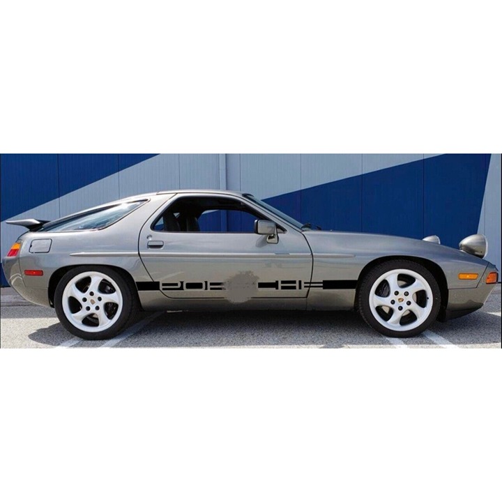 Negative Stripe Custom Side Decals for Porsche 1978-1995 928 S GTS Club Sport