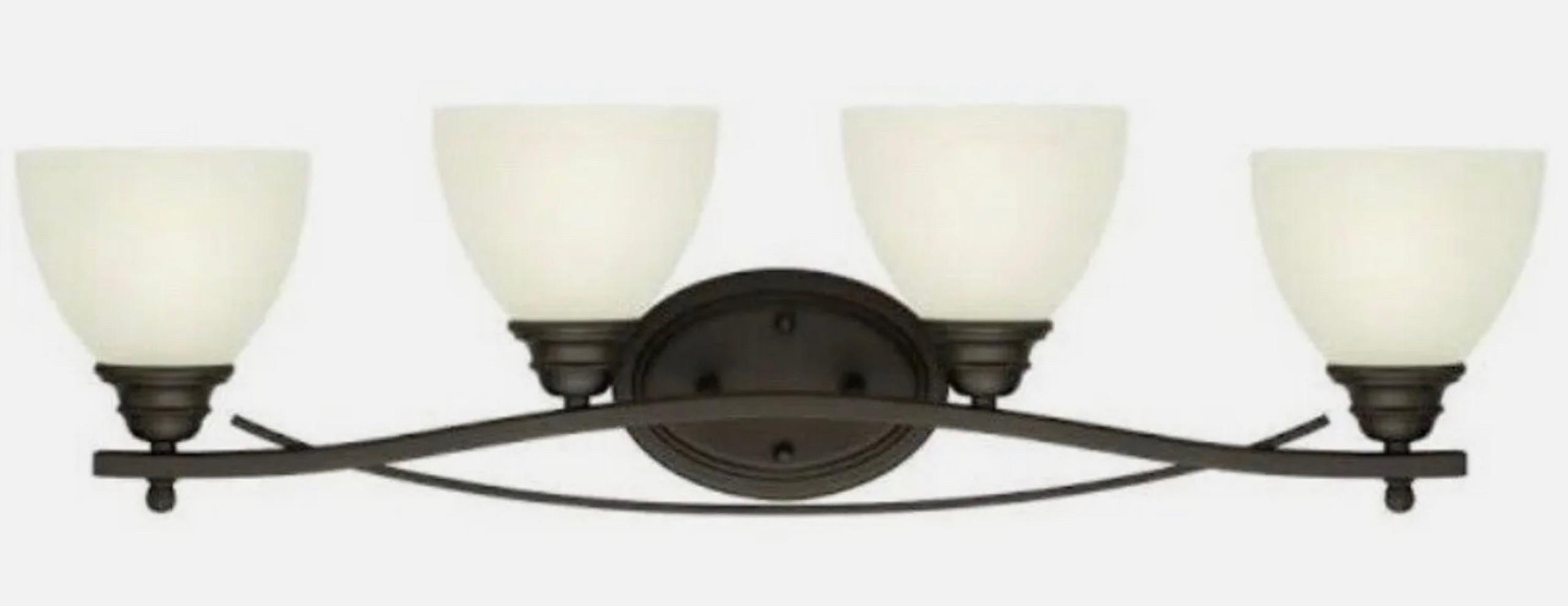 Westinghouse 6303500 Elvaston Four Light Indoor Wall Fixture Oil Rubbed Bronze