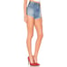 One Teaspoon Bandits High Waist Short Blue Society Cut-off Jean Shorts Size 24