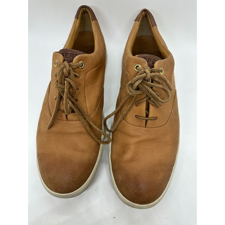 Sperry Top Sider Men's Gold Cup Shoes Richfield Sz 10.5 Tan STS18501 Leather