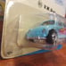 V.W. Bug, #65 VHTF 1st Issue, Turquoise, Basic Black Walls, 1989 Hot Wheels