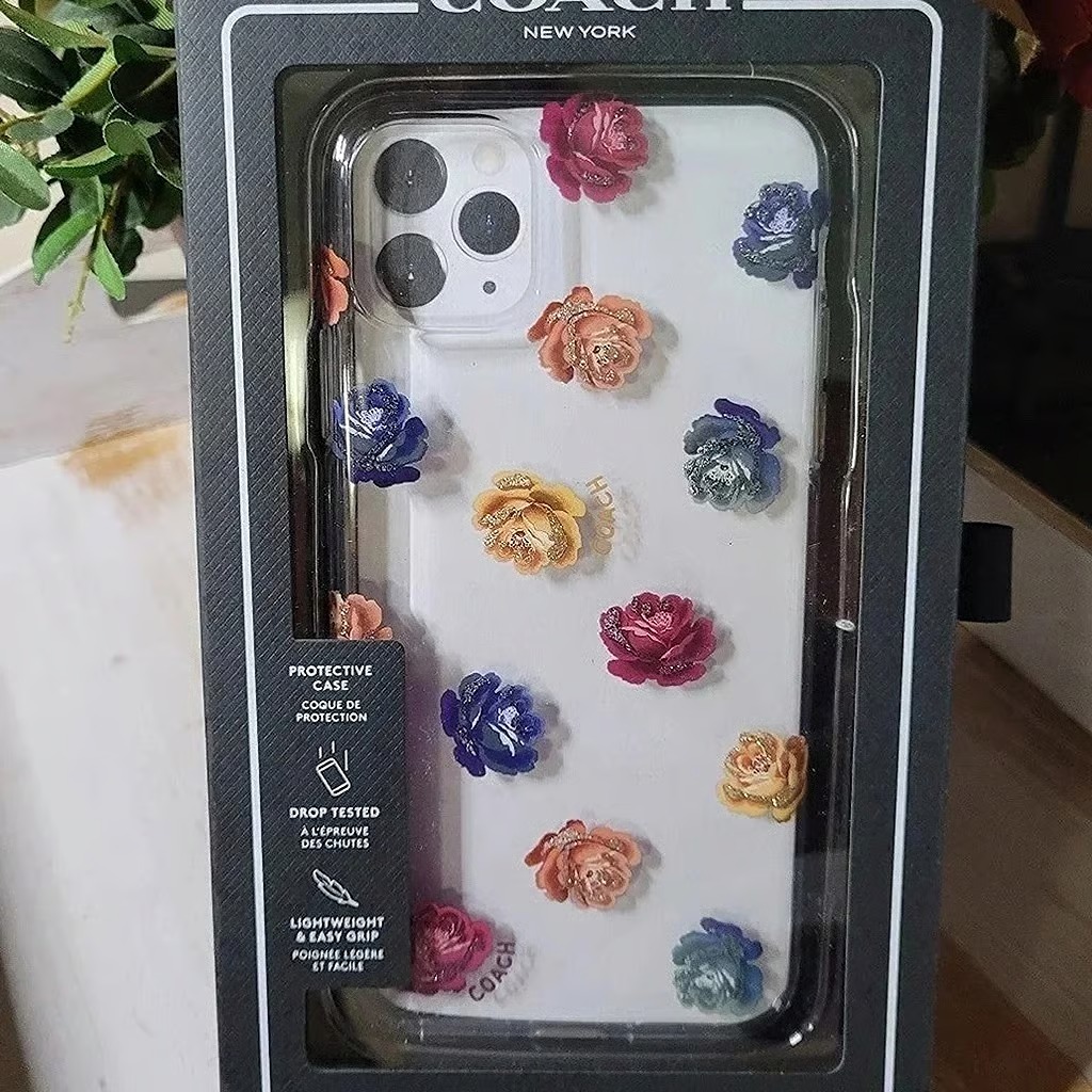 NIB Coach iPhone Dreamy Peony Protective Case