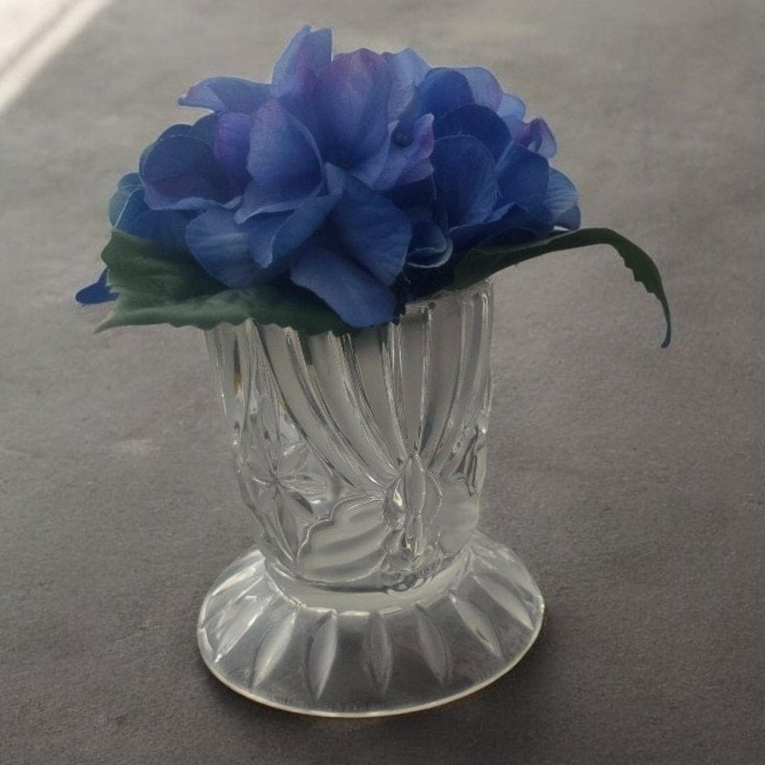 Vintage Gorham Lamp Pedestal Lead Crystal Clear Glass Votive Tea Light Holder