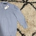 Lauren Ralph Lauren Blue Modal Silk Collared Sweater