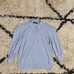 Lauren Ralph Lauren Blue Modal Silk Collared Sweater