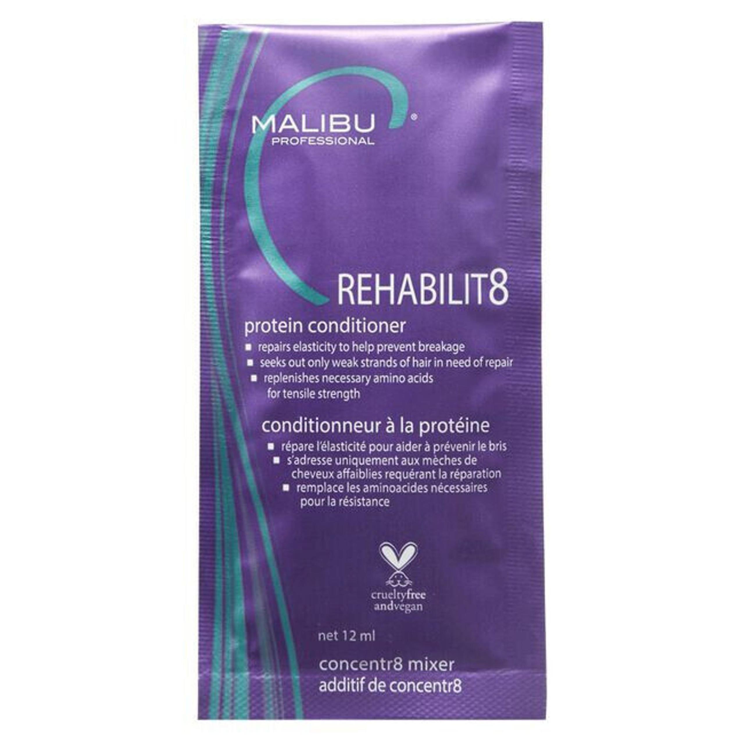 Rehabilit8 Protein Conditioner - 12 ml (12 ml) - Malibu