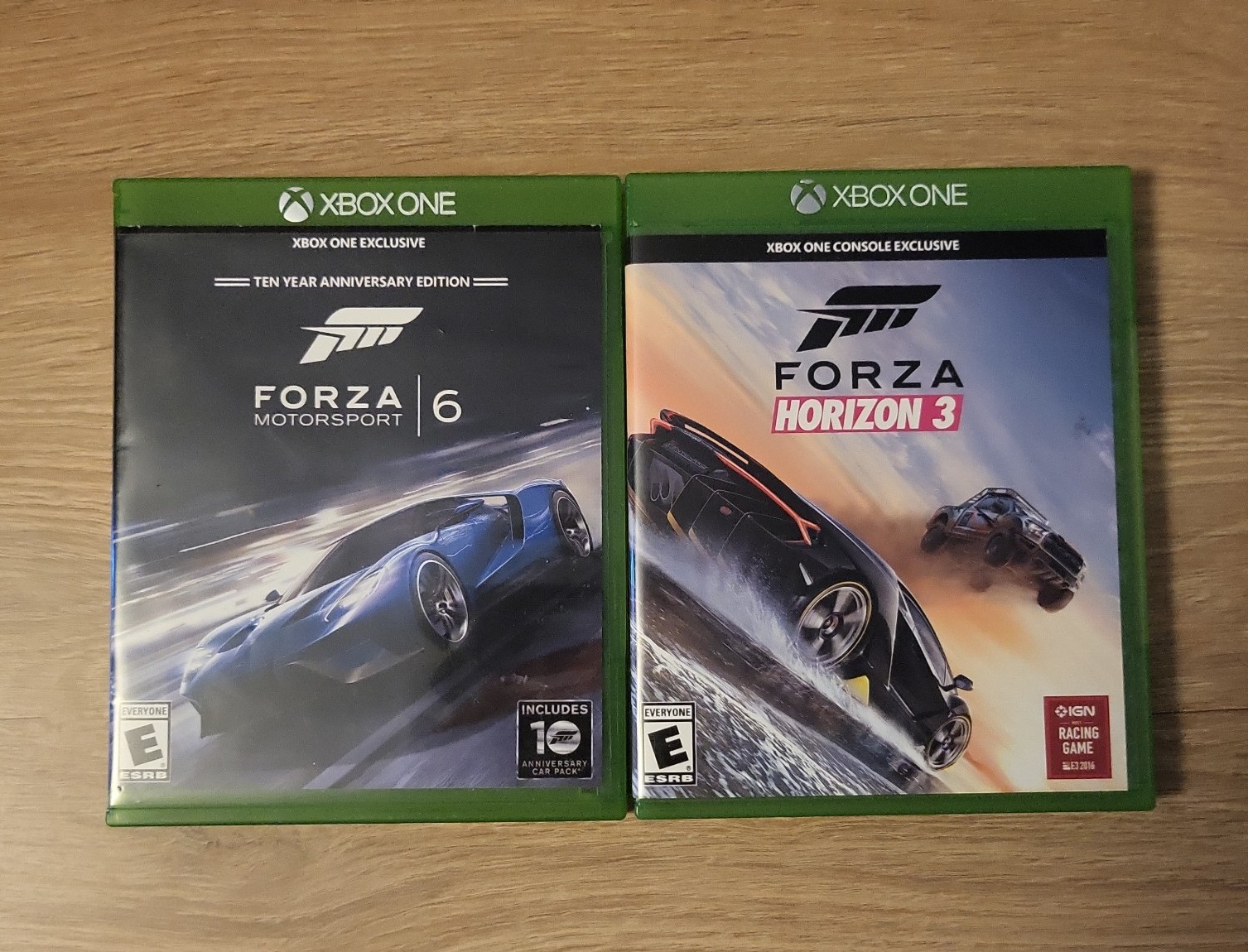 FORZA HORIZON 3 FORZA MOTORSPORT 6 XBOX ONE