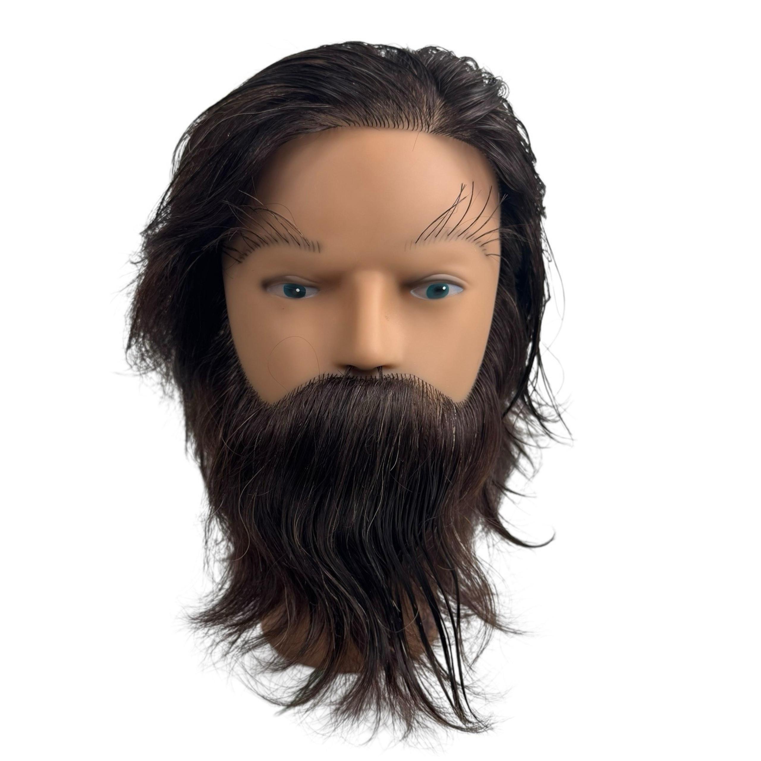 CLiC Kyle Mannequin Head Beard And Nose Hair Men's Hairdressing School E72Q