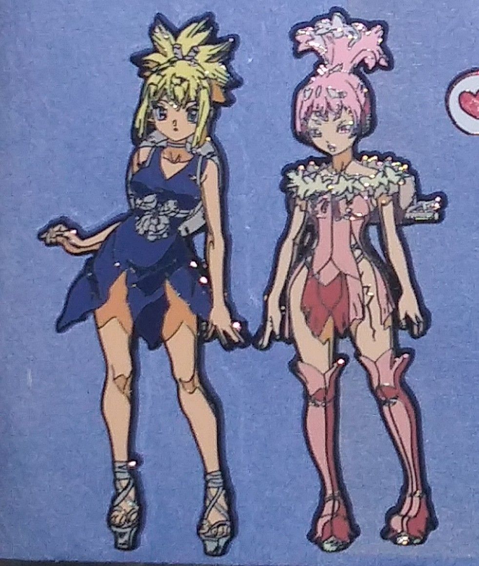 Homura and Kohaku Dr. Stone Pins