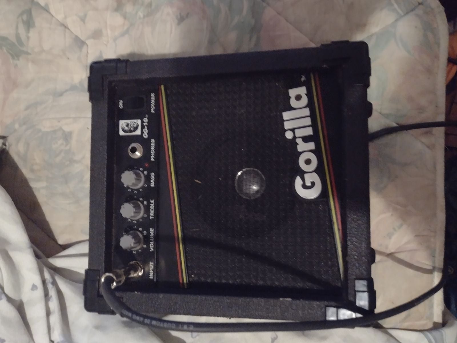Guitar and amp
