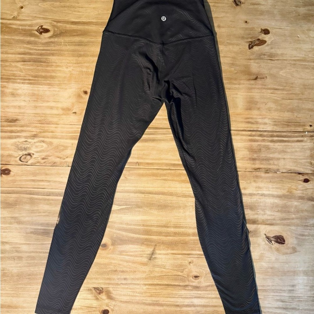 lululemon athletica Align High-Rise Pant “28 Aqueous Emboss Black | 4