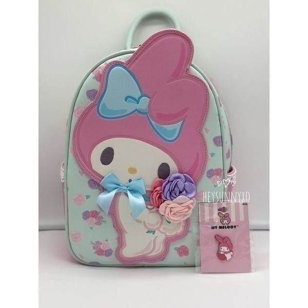 Her Universe My Melody Pastel Floral Mini Backpack Set