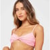 L*Space Ringo Bikini Top in Pink Size D NWT