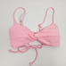L*Space Ringo Bikini Top in Pink Size D NWT