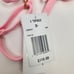 L*Space Ringo Bikini Top in Pink Size D NWT