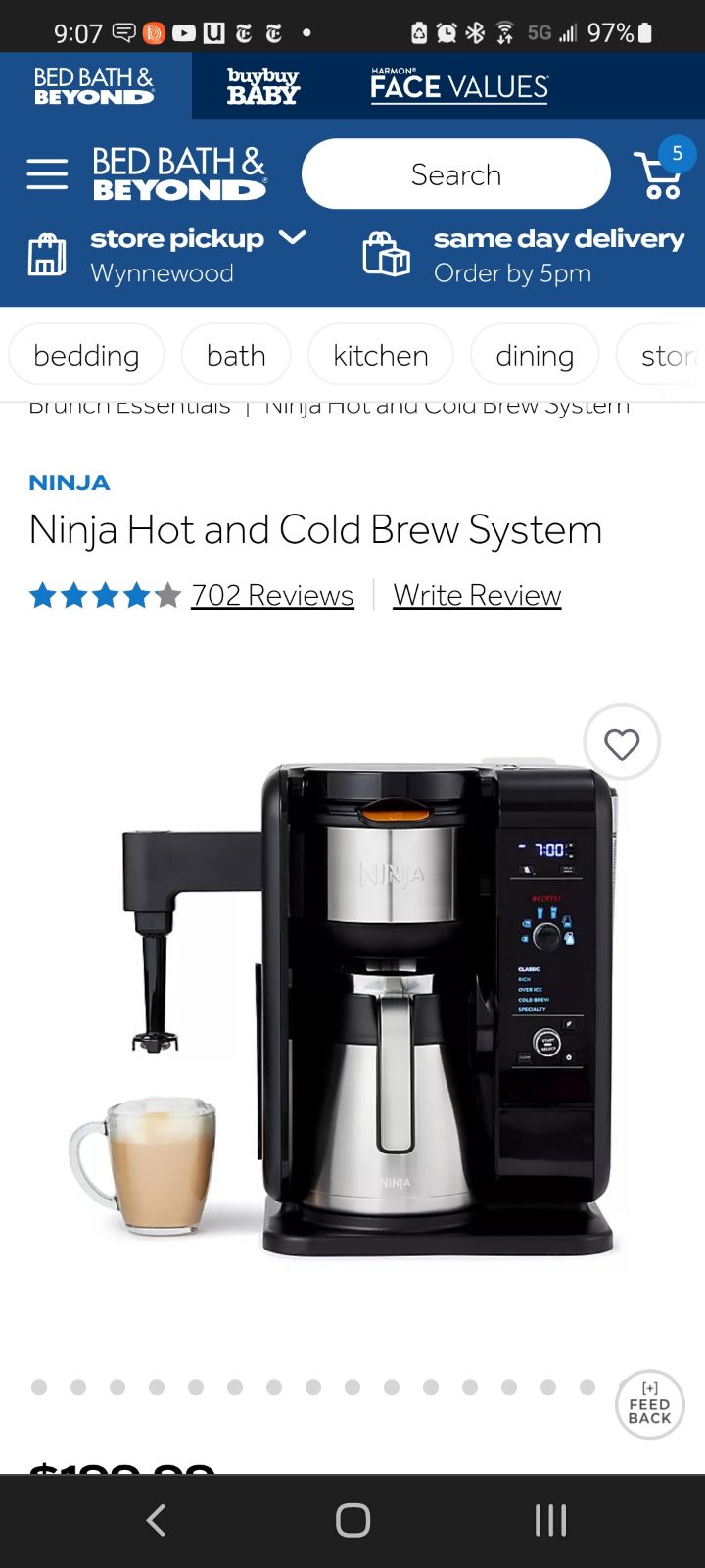 Ninja Hot and Cold Brew System