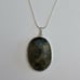 Labradorite Pendant On Sterling Silver 925 17.5” Chain